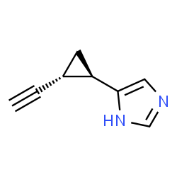 1H-Imidazole, 4-[(1R,2R)-2-ethynylcyclopropyl]- (9CI) Structure