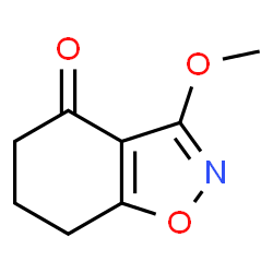 1,2-Benzisoxazol-4(5H)-one,6,7-dihydro-3-methoxy-(9CI) structure