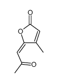 4-methyl-5-(2-oxopropylidene)furan-2-one Structure