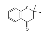 2,2-dimethyl-2,3-dihydro-1-benzothiopyran-4-one Structure