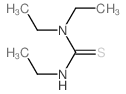 Thiourea,N,N,N'-triethyl- Structure