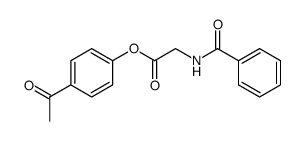 4-Acetylphenylhippurat Structure