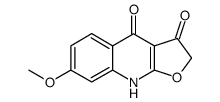 7-methoxyfuro[2,3-b]quinoline-3,4-(2H,9H)-dione Structure