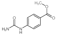 methyl 4-(carbamoylamino)benzoate结构式