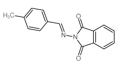 2-[(4-methylphenyl)methylideneamino]isoindole-1,3-dione结构式