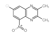 Quinoxaline,7-chloro-2,3-dimethyl-5-nitro-结构式