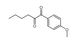 1-(4-methoxyphenyl)hexane-1,2-dione结构式