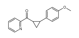 (2-(4-methoxyphenyl)cyclopropyl)(pyridin-2-yl)methanone Structure