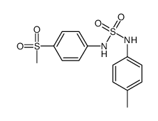 4-methyl-N-[(4-methylsulfonylphenyl)sulfamoyl]aniline结构式