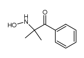 2-hydroxyamino-2-methyl-1-phenylpropan-1-one Structure