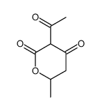 3-acetyl-6-methyloxane-2,4-dione Structure