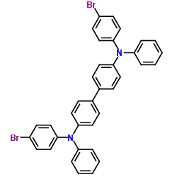 4,4′-双[(4-溴苯基)苯氨基]联苯结构式