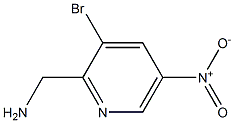 3-溴-N-甲基-5-硝基吡啶-2-胺结构式