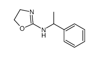 N-(1-phenylethyl)-4,5-dihydro-1,3-oxazol-2-amine结构式