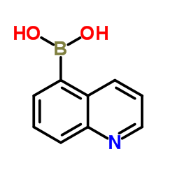 5-Quinolinylboronic acid structure