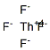 thorium fluoride Structure