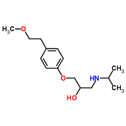 Metoprolol structure