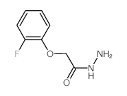 2-(2-Fluorophenoxy)acetohydrazide structure