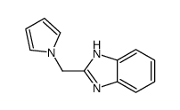 (9ci)-2-(1H-吡咯-1-甲基)-1H-苯并咪唑结构式