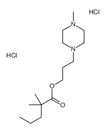 3-(4-methylpiperazin-1-yl)propyl 2,2-dimethylpentanoate,dihydrochloride结构式