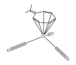 tricarbonyl[1-6-η(8,8-dimethylheptafulvene)]chromium(O)结构式