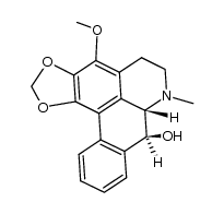 (7aS,8S)-6,7,7a,8-Tetrahydro-4-methoxy-7-methyl-5H-benzo[g]-1,3-benzodioxolo[6,5,4-de]quinolin-8-ol结构式
