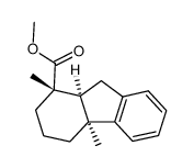 (1RS,4aRS,9aRS)-methyl 1,2,3,4,4a,9a-hexahydro-1,4a-dimethylfluorene-1-carboxylate Structure