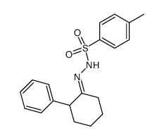 E,Z-2-phenylcyclohexanone tosylhydrazone结构式