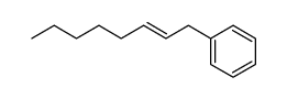 trans-1-phenyl-2-octene Structure