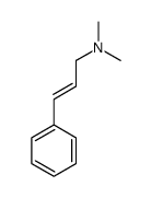 N,N-dimethyl-3-phenylprop-2-en-1-amine结构式