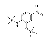 N,O-bistrimethylsilyl-2-amino-5-nitrophenol结构式