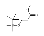methyl 3-[tert-butyl(dimethyl)silyl]oxypropanoate Structure