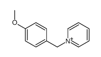 1-[(4-methoxyphenyl)methyl]pyridin-1-ium结构式