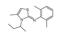 3-butan-2-yl-N-(2,6-dimethylphenyl)-4-methyl-1,3-thiazol-2-imine Structure