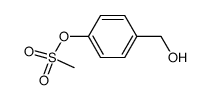 4-(hydroxymethyl)phenyl methanesulfonate结构式