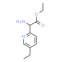2-Pyridineaceticacid,alpha-amino-5-ethyl-,ethylester(9CI) Structure