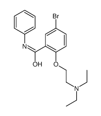 5-bromo-2-[2-(diethylamino)ethoxy]-N-phenylbenzamide structure