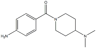 (4-Aminophenyl)(4-(dimethylamino)piperidin-1-yl)methanone Structure