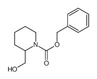 Benzyl 2-(hydroxymethyl)piperidine-1-carboxylate结构式