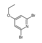 2,6-dibromo-4-ethoxypyridine Structure