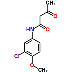 N-(3-Chloro-4-methoxyphenyl)-3-oxobutanamide Structure