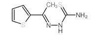 2-(1-(Thiophen-2-yl)ethylidene)hydrazinecarbothioamide结构式