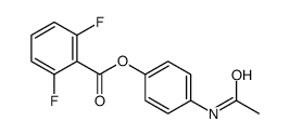 (4-acetamidophenyl) 2,6-difluorobenzoate Structure