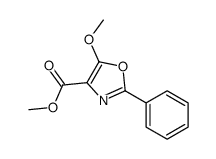 4-Carbomethoxy-5-methoxy-2-phenyl-1,3-oxazole structure