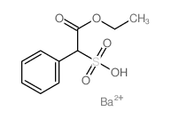 Aceticacid, phenylsulfonyl-, monoethyl ester, barium salt (8CI) Structure