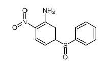 5-(benzenesulfinyl)-2-nitroaniline结构式
