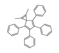 1,2-dimethyl-4,5,6,7-tetraphenylspiro[2.4]hepta-1,4,6-triene结构式