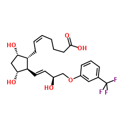 15(S)-Fluprostenol Structure