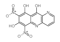 7,9-dihydroxy-6,8-dinitro-5H-benzo[b][1,5]naphthyridin-10-one Structure