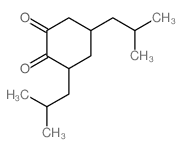 1,2-Cyclohexanedione,3,5-bis(1-methylpropyl)- structure